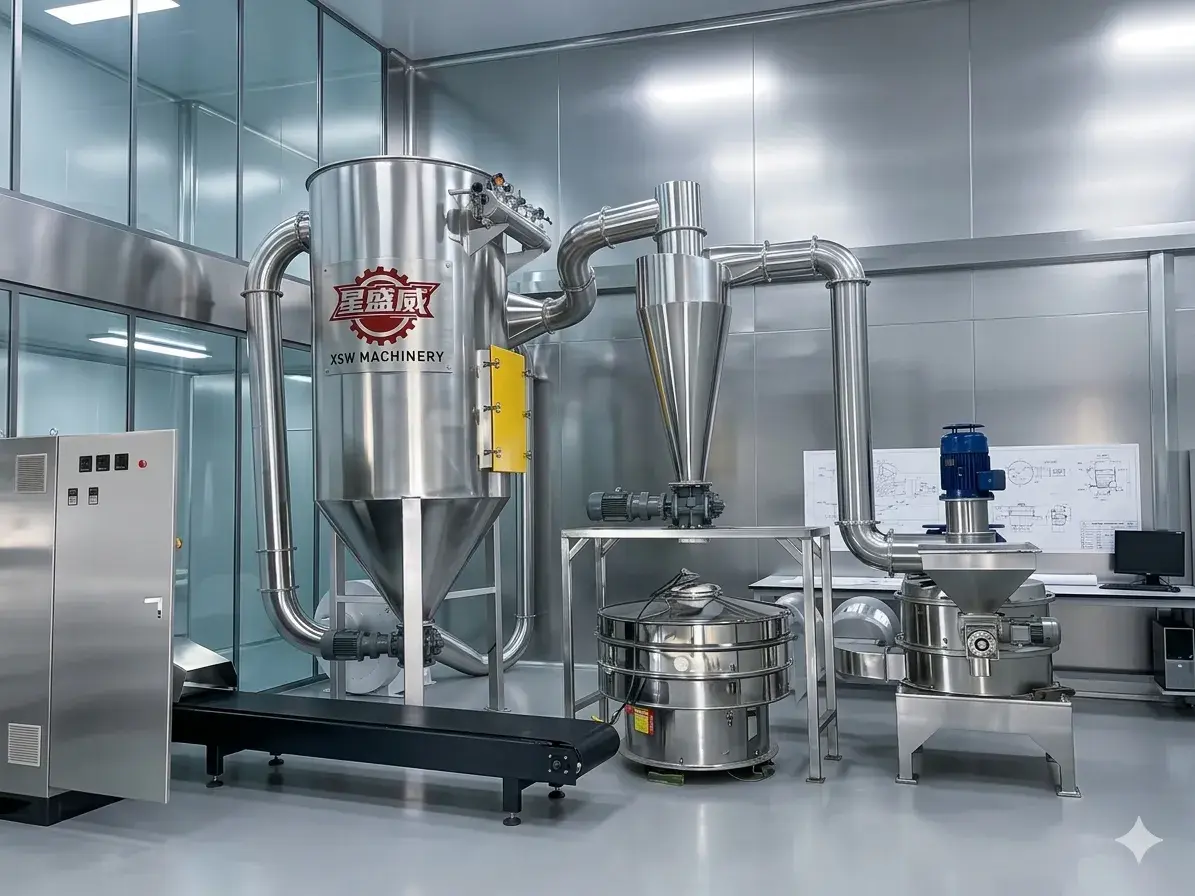 Xingshengwei Machinery hilft namhaften europäischen Pharmaunternehmen, ihre Produktionskapazität für die Feinstvermahlung zu verdoppeln
